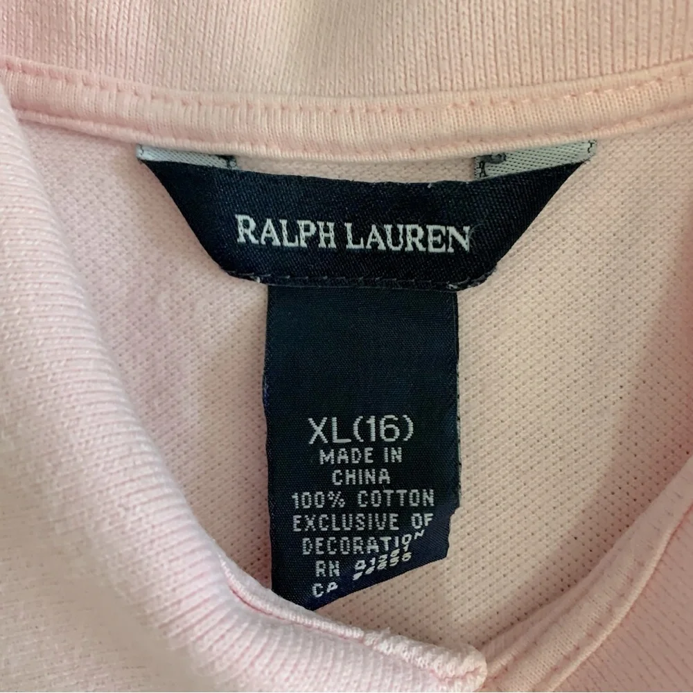 Ralph Lauren pink collared